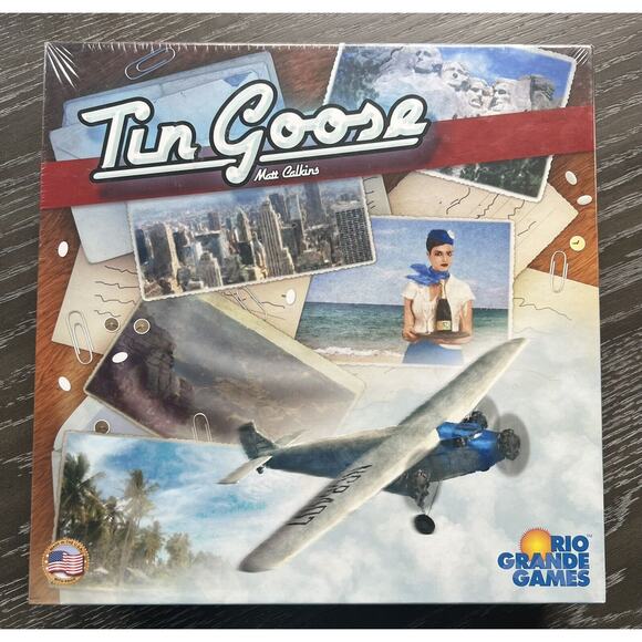 Tin Goose by Matt Calkins 2015 Rio Grande Games, New and Sealed - Picture 1 of 7
